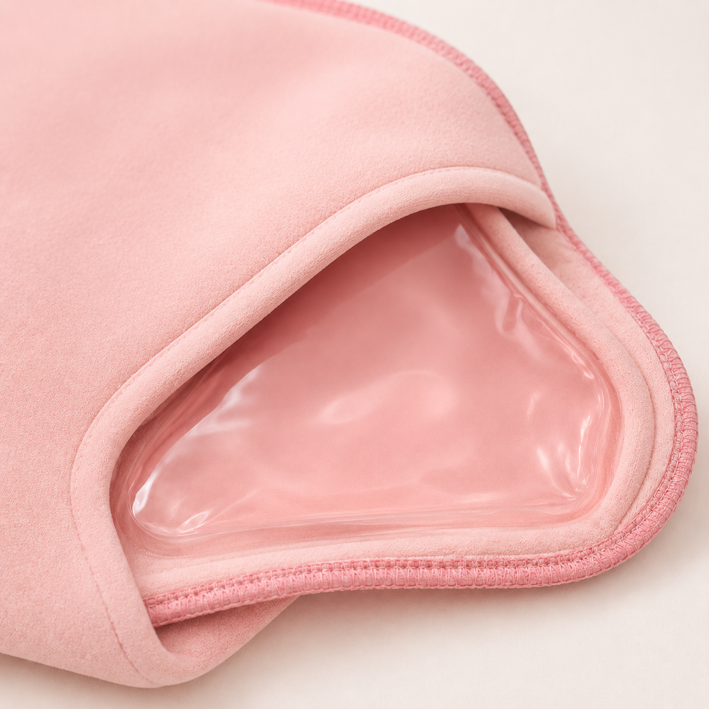 Gros plan gel thérapeutique bandeau ThermoRelax migraine YaNa Confort