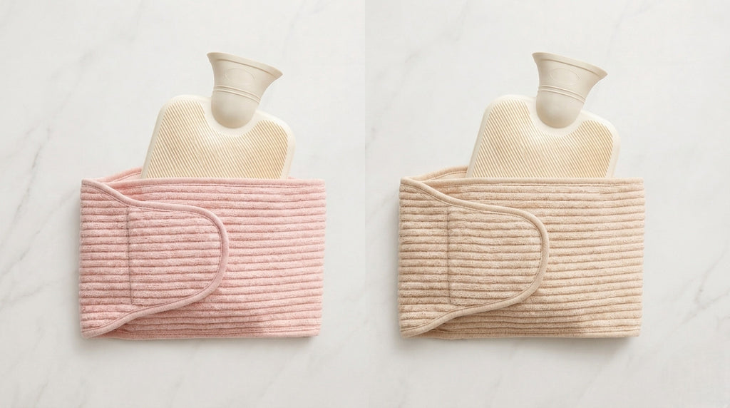 Duo de bouillottes rose et blanc YaNa Confort